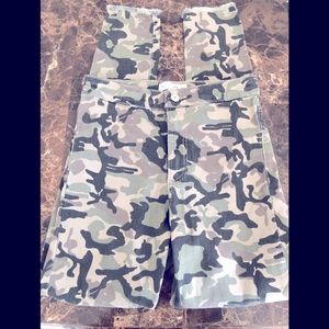 Zara | Girls Camouflage Leggings 13/14 XXS